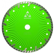 Đĩa Cắt dạng sóng với Mảnh Cắt liên tục kiểu Turbo (Sintered Continuous Turbo waved Blade)